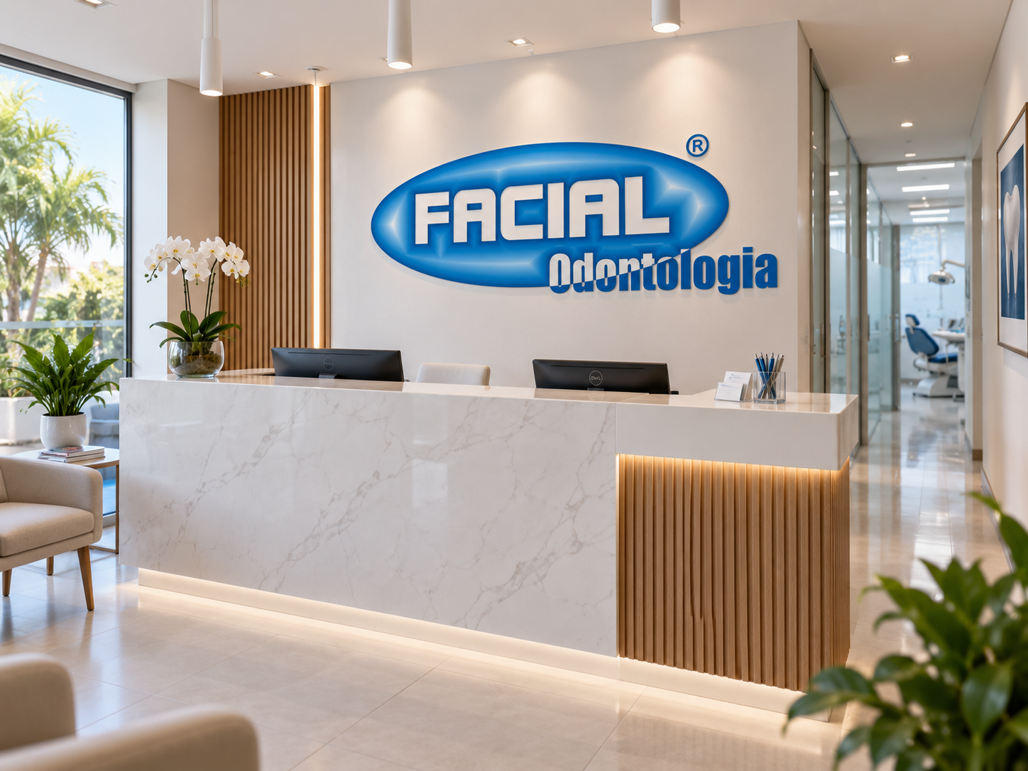 Recepção da Facial Odontologia